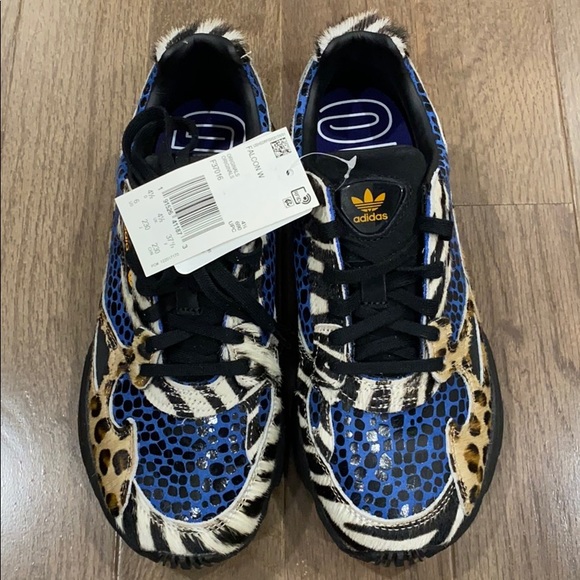 Adidas Women's Falcon Mixed Media Lace-Up Sneakers - Picture 2 of 8